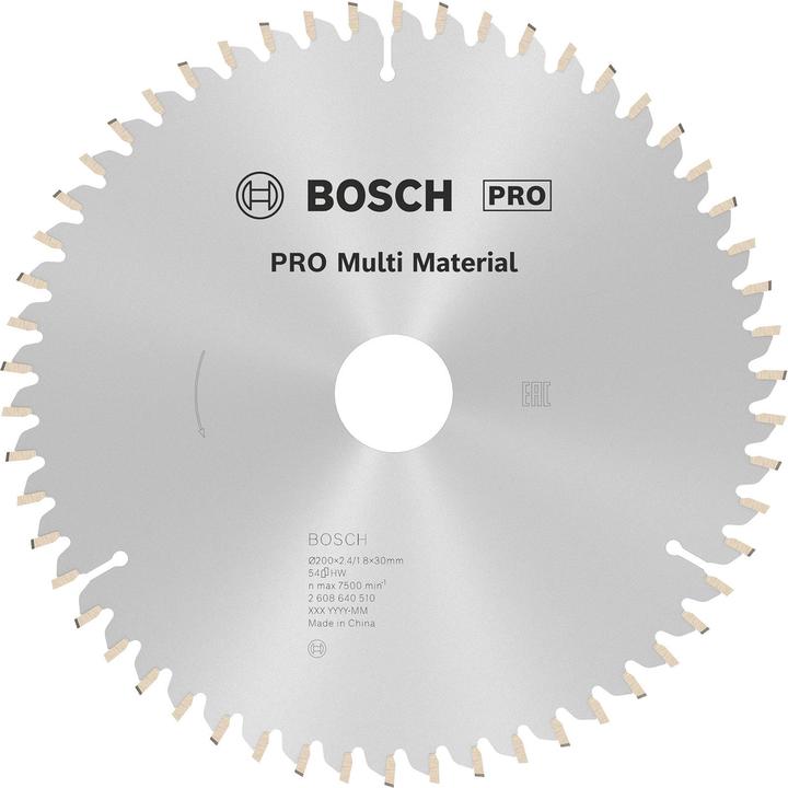 Produktbild Bosch Professional Zubehör PRO Multi Material Kreissägeblatt, 200 x 2,4 x 30 mm
