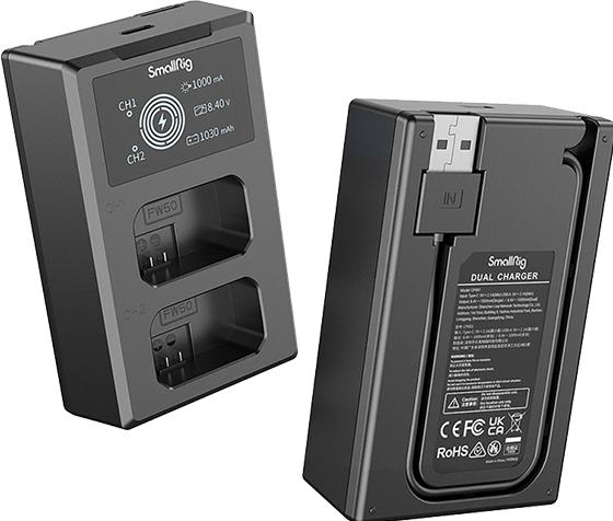 Actual product image SmallRig NP-FW50 Kit 3818 (Camera battery charger, Camera battery)