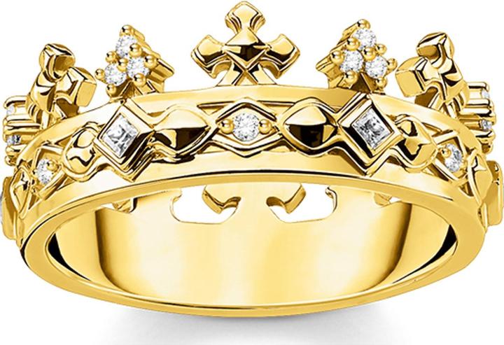 Produktbild Thomas Sabo Ring Krone gold (52, 925 Silber)