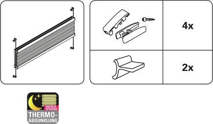Produktbild Gardinia Plissee Concept Tageslicht (90 x 130 cm)