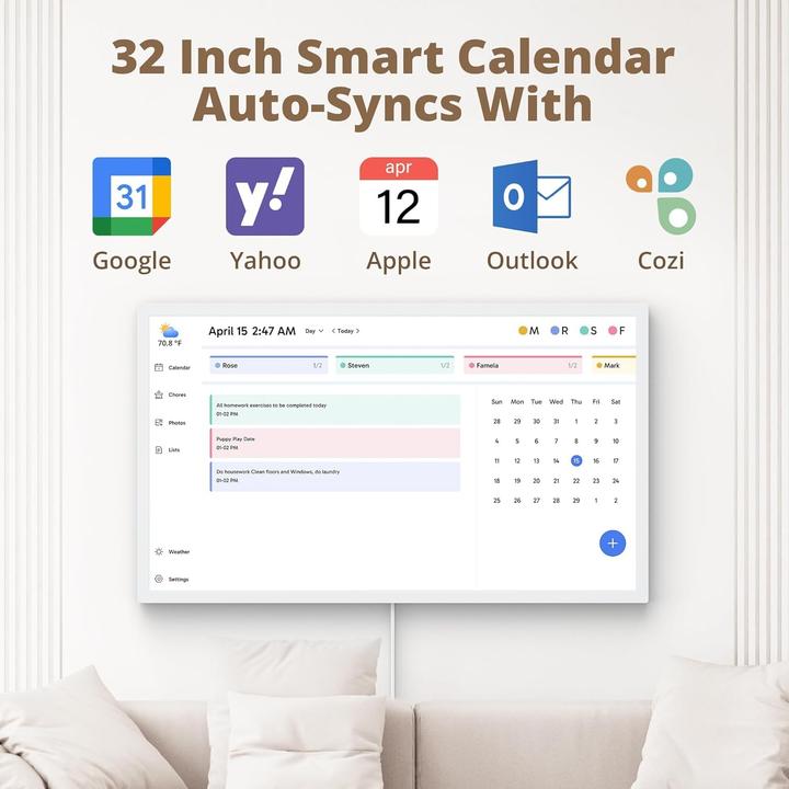 Produktbild Dragon Touch Calendario Digitale