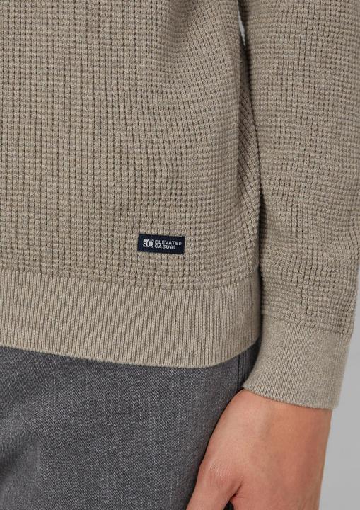 Produktbild s.Oliver Strickpullover Strukturmikx-Pullover aus reiner Baumwolle (M)