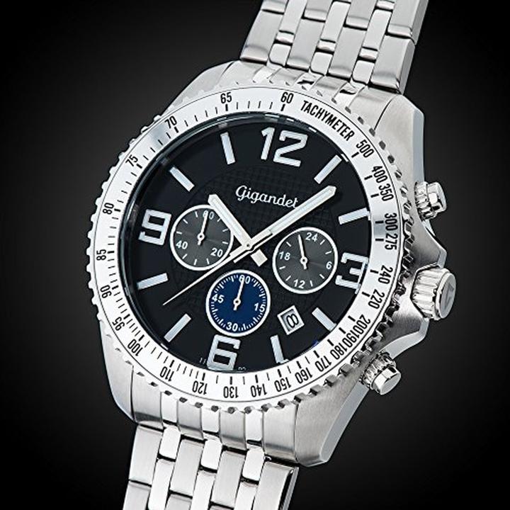 Image du produit Gigandet Analogue chronographe japonais à tachymètre et étanche 100 m (Chronographe)
