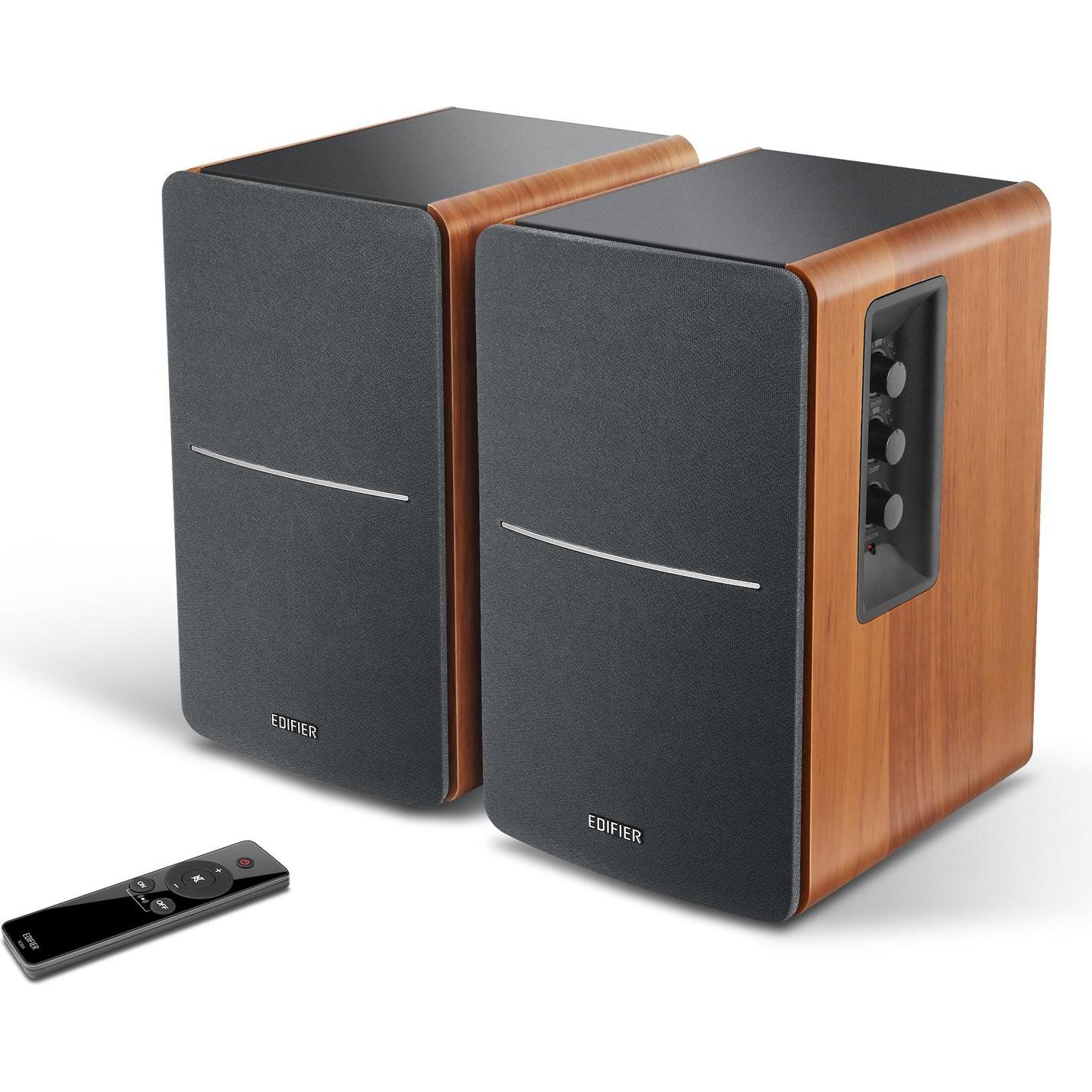 Edifier R1280TS (1 Stk., 42 W), HiFi + Heimkino Lautsprecher, Braun
