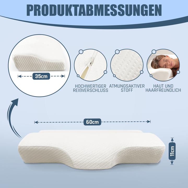 Immagine prodotto Bestschlaf Anti-Schnarch Kissen »Visko« (35 x 60 x 11 cm)
