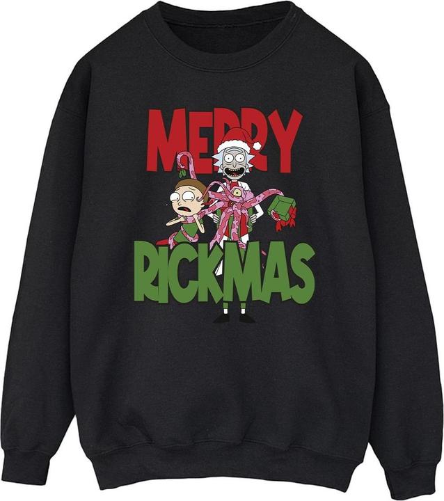 Actual product image Rick And Morty Mens Merry Rickmas Sweatshirt (L)