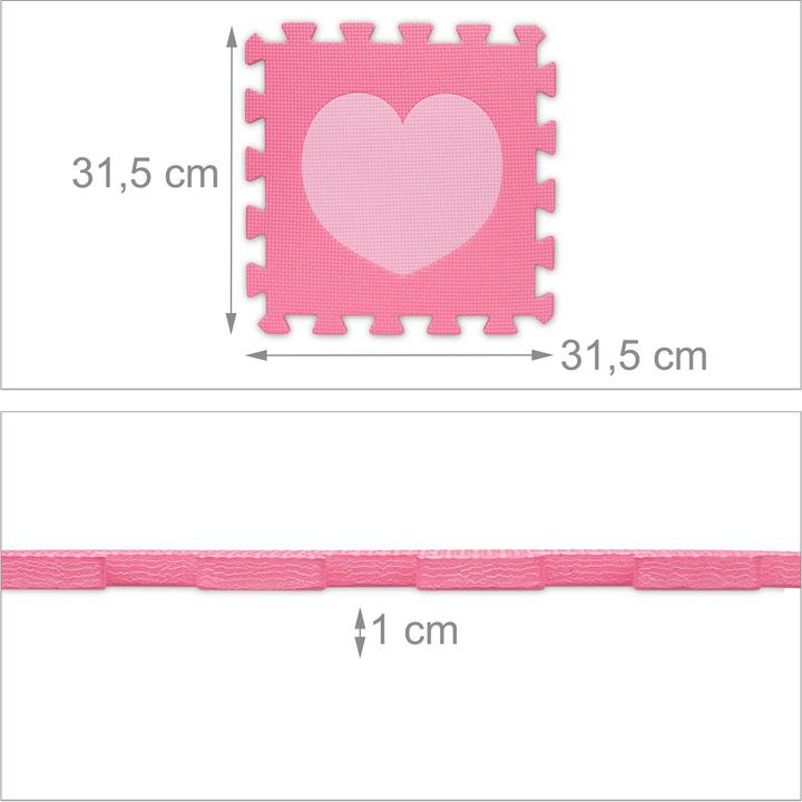 Produktbild Relaxdays Puzzlematte (31.5 x 31.5 x 1 cm)