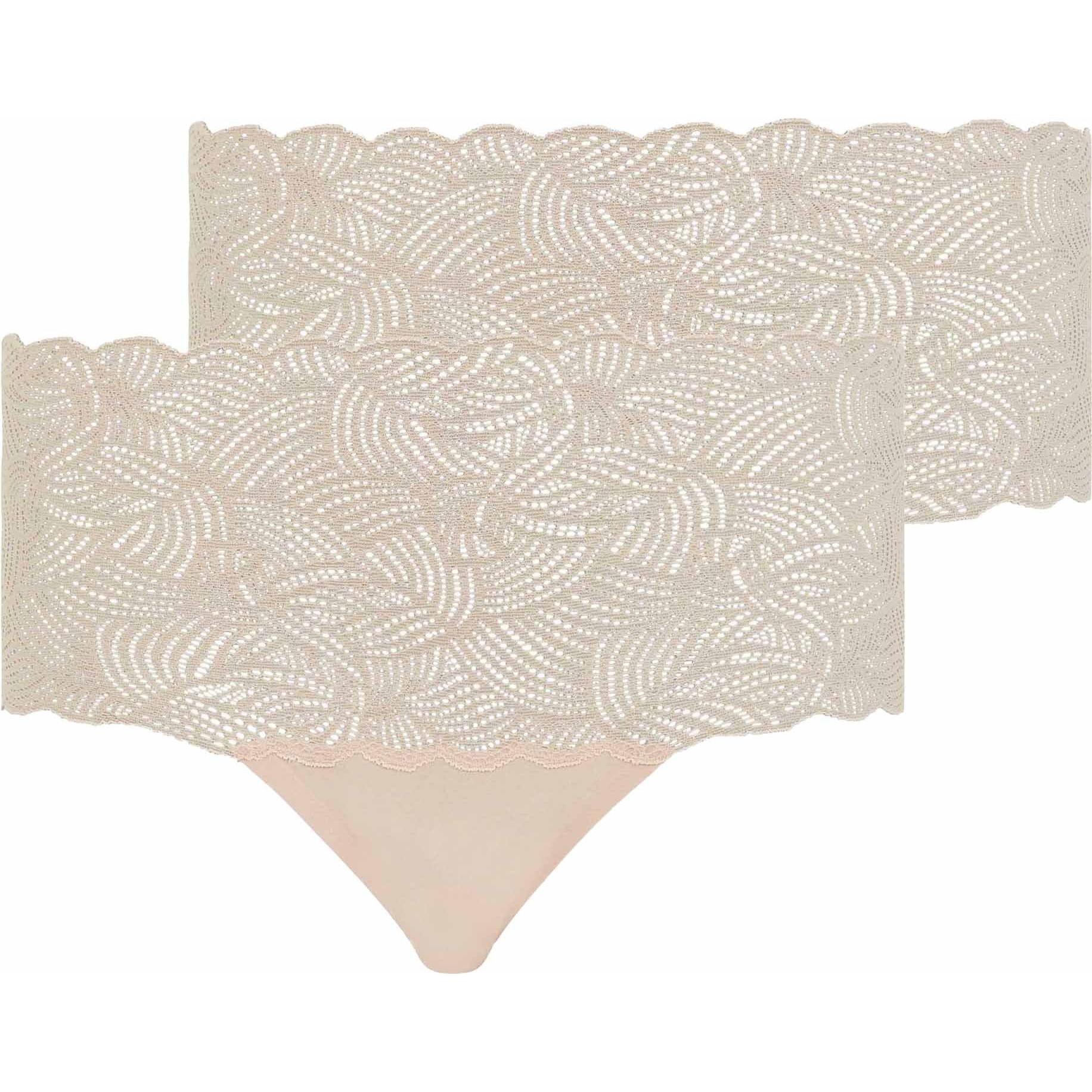 Chantelle, Damen, Unterhosen, Panty Casual Stretch SOFTSTRETCH, Beige, (One Size, 2er Pack)