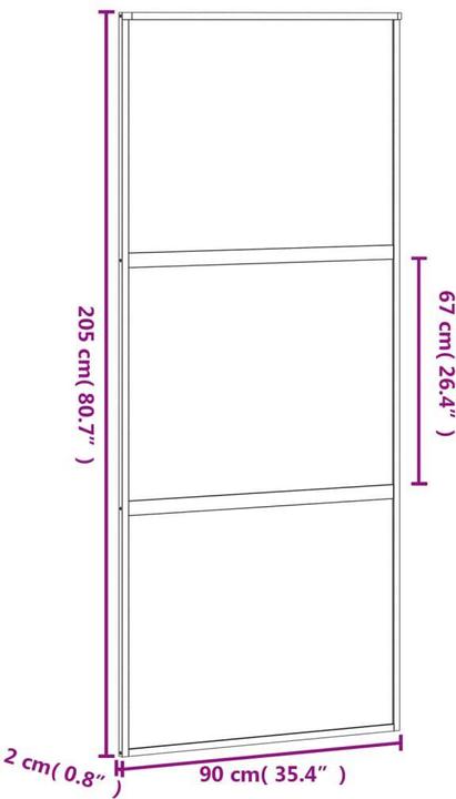 Image du produit vidaXL Schiebetür