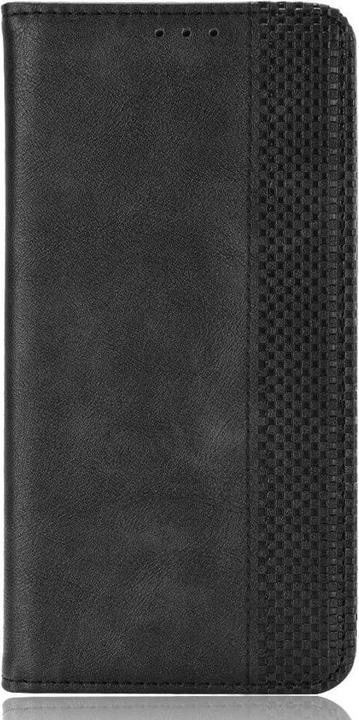Actual product image Cover-Discount Honor X8a - Vintage Flip Case Cover black (Honor X8a)