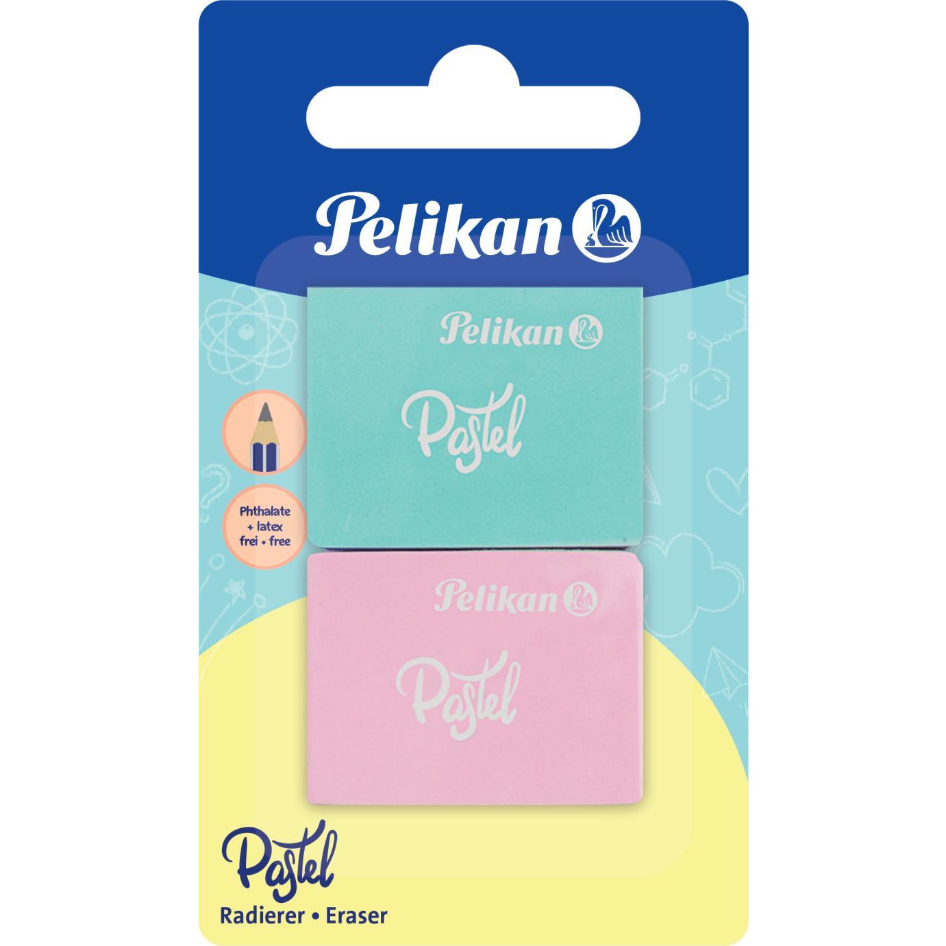 Pelikan, Korrekturmittel, 818100 Radierer Gummi Aqua-Farbe, (e)