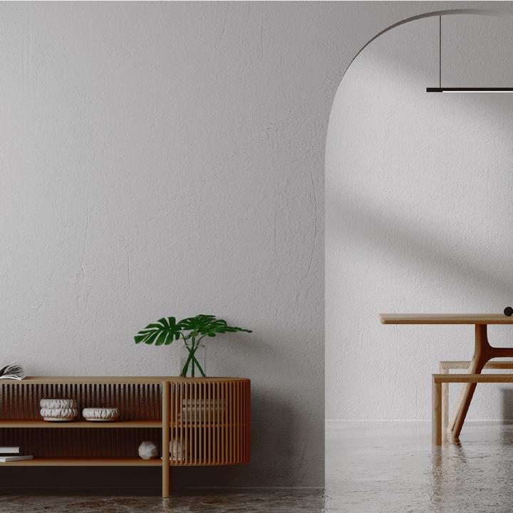 Actual product image Craft Colors 5L hochwertige Wandfarbe edelmatt – Kreidefarbe No. 712 Seiden-Grau (Silk grey, 5 l)