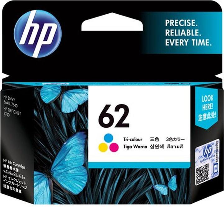 Actual product image HP 62 (M, C, Y)