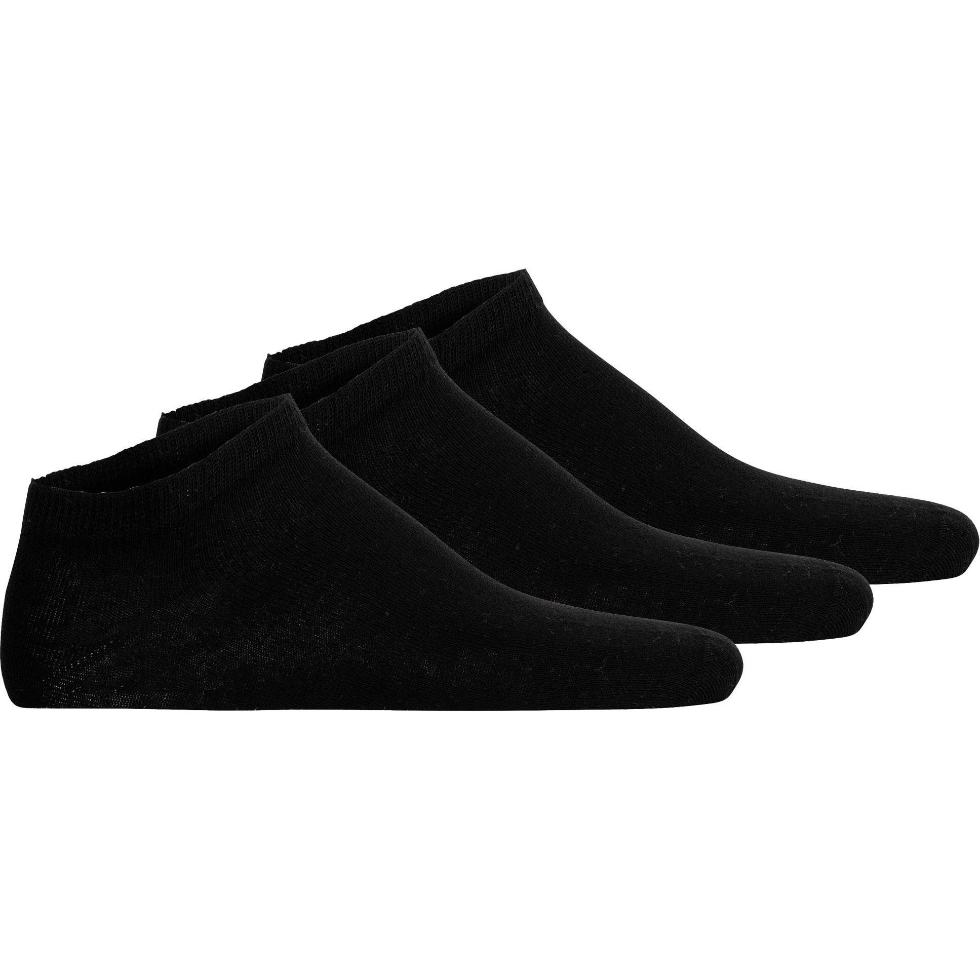 Hudson, Herren, Socken, Socken Casual EASY³ 3-PACK SNEAKER, Schwarz, (3er Pack, 35 - 38)