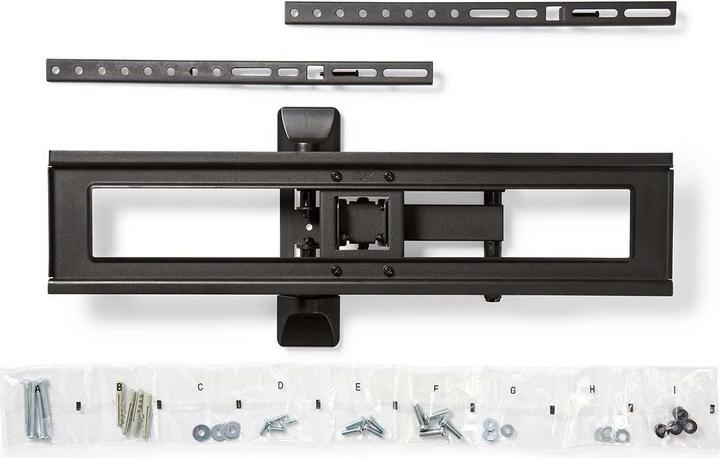 Produktbild Nedis Vollbewegliche TV-Wandhalterung - 37 – 70" - Max. 25 kg - 3 Drehpunkte - Neigen, Schwenken u (Wand, 70", 25 kg)