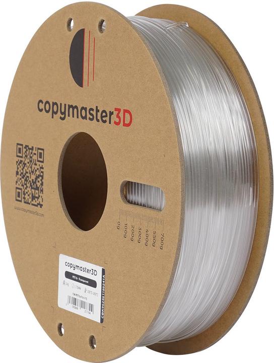 Immagine prodotto Copymaster3D PET-G Filament for 3D Printer, 1.75 mm, Transparent (PETG-GF, 1.75 mm)