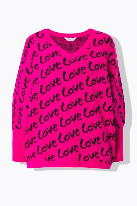 Image du produit Miamoda Pull coupe poncho, inscriptions LOVE (58)