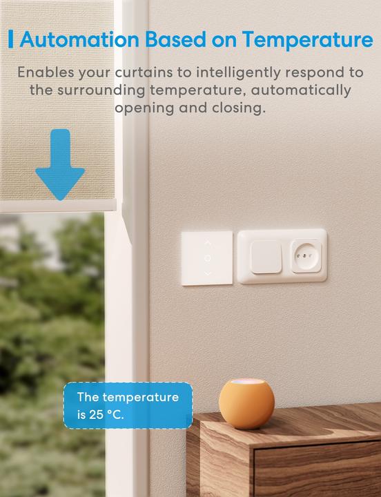 Produktbild Meross Smart Wi-Fi Roller Shutter Timer (1 Pack) MRS100