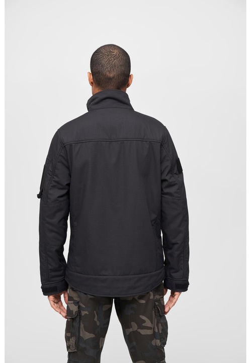 Produktbild Brandit Fleece Ripstop Outdoorjacke Grösse M Farbe Schwarz (M)