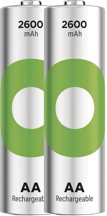 Productafbeelding GP Batteries GP Nabíjecí bat. ReCyko 2600 AA (HR6) - 2ks (2 Pcs., AA, 2600 mAh)