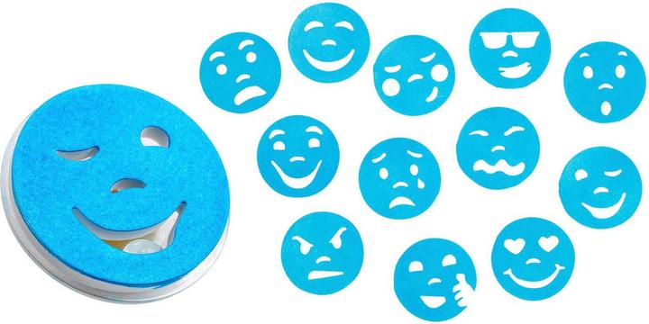 Immagine prodotto Colorations – Easy Grip Emotion-Stempel, 12 Stück.