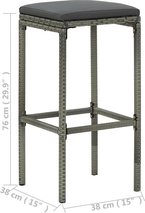 Image du produit vidaXL Garten-Bar Set