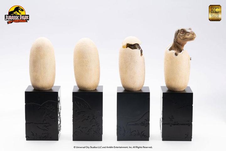 Produktbild ECC Jurassic Park “Hatching T-Rex” Statue