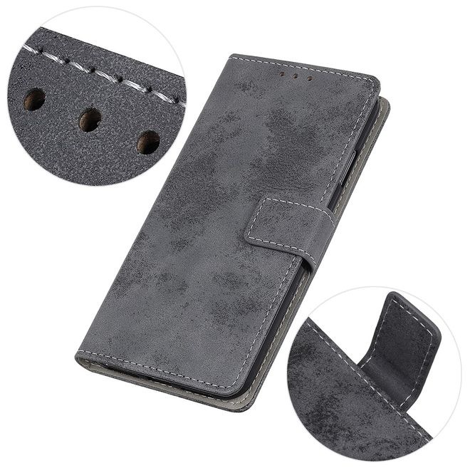 Actual product image MU Style Vintage Leather Bookcover Series (HTC Desire 19+)