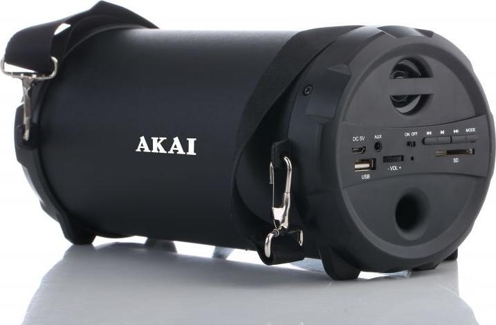Actual product image Akai ABTS-12C black speaker