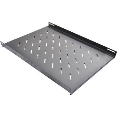 Wp Fixed shelf 1U 550 mm Black, Serverschrank Zubehör, Schwarz