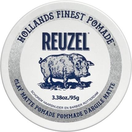 Immagine prodotto Reuzel Matte Clay Pomade No Shine with Medium Hold for Natural Style (Pomata)