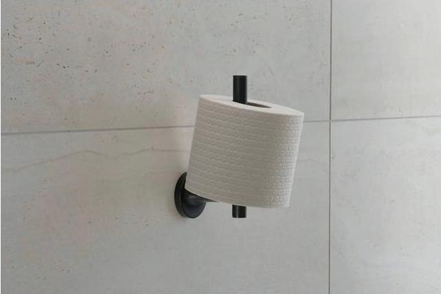Produktbild Duravit Ersatzpapierrollenhalter Starck T schwarz matt