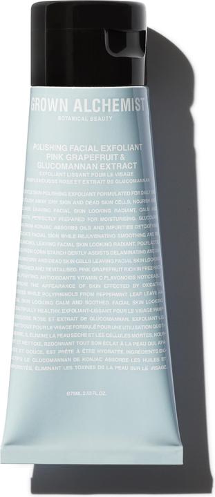 Immagine prodotto Grown Alchemist Esfoliante viso lucidante: Pompelmo rosa ed estratto di glucomannano (Scrub detergente, 75 ml)