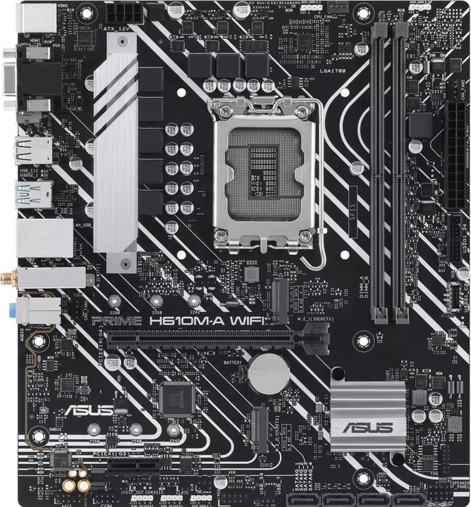 Produktbild ASUS PRIME H610M-A WIFI (LGA 1700, Intel H610, mATX)