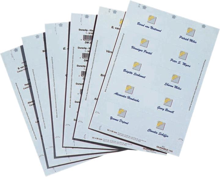 Produktbild Durable Namensschilder Etiketten Badgemaker