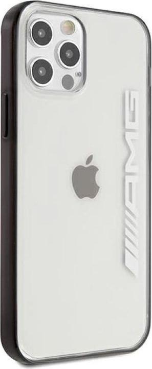 Immagine prodotto Mercedes AMG AMHCP12LAESLBK Custodia rigida trasparente per iPhone 12 Pro Max verniciata metallizzata (Apple iPhone 12 Pro Max)