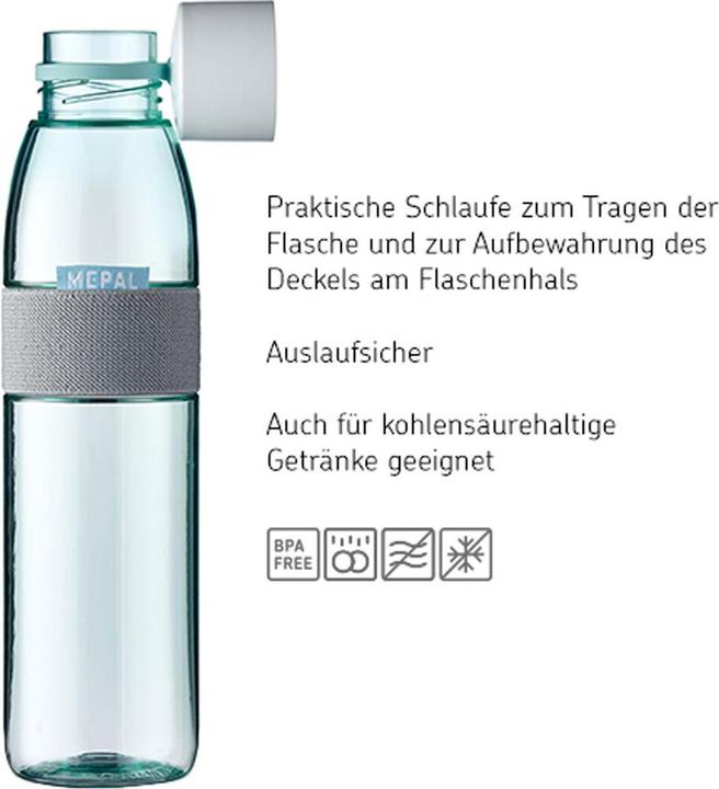 Produktbild micasa Wasser Flasche 500 ml-Clear Ellipse (0.50 l)