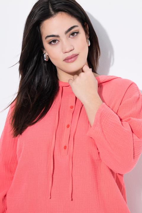 Produktbild Angel of Style Bluse, A-Linie, Musselin, Kapuze (50)