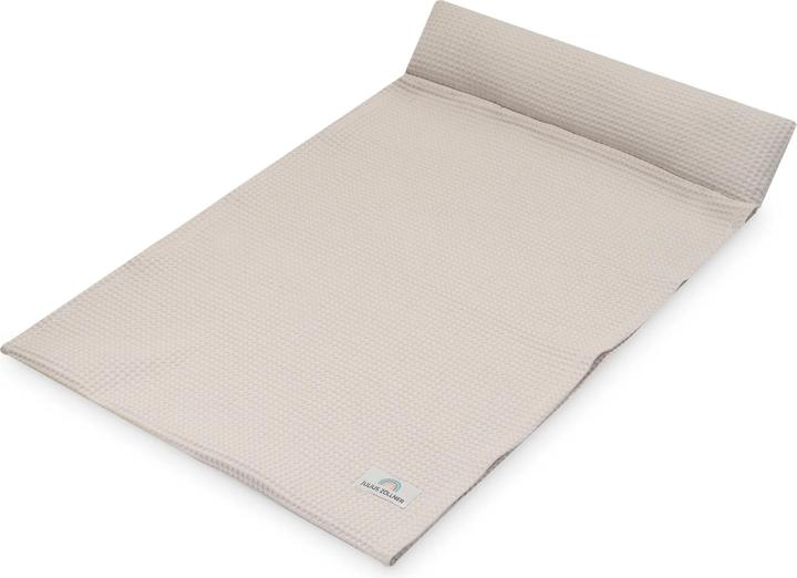 Actual product image Julius Zöllner Loop Comfy cover for Softy changing mat, waffle piqué Seashell (85 x 75 cm)