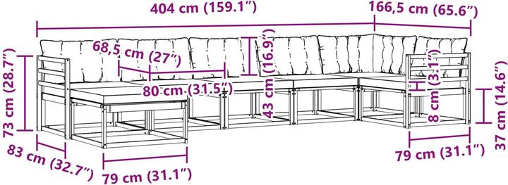 Produktbild vidaXL Sofa Set