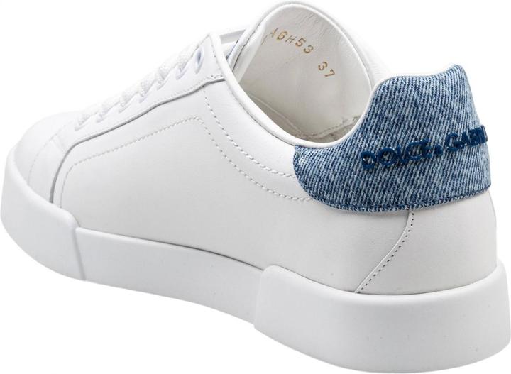Produktbild Dolce & Gabbana portofino light in leather white and light blue (41)