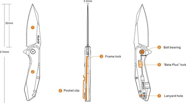 Actual product image Ruike P135-Sf (9.20 cm)