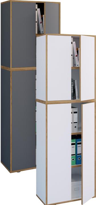 VCM Office cupboard sideboard Salia 5-compartment B60