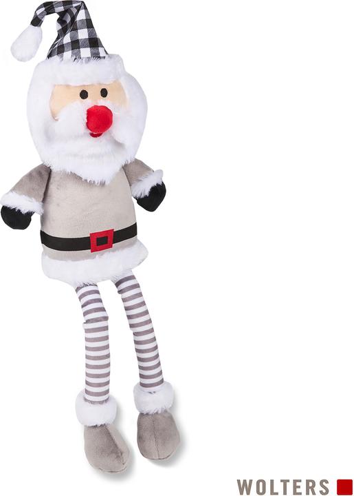 Produktbild Wolters Christmas Range Weihnachtsmann 50 x 15 x 9 cm grau/weiss (Plüschspielzeug Hund)