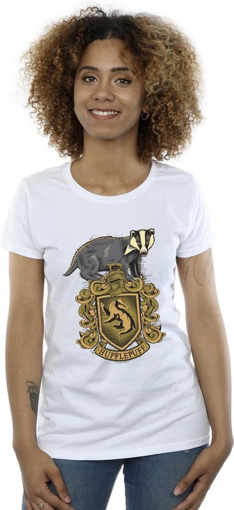 Immagine prodotto Hufflepuff Sketch Crest Maglietta Donna (L)