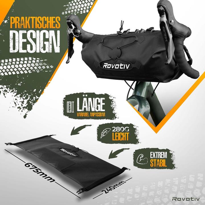 Produktbild Rovativ Lenkerrolle Frontloader (9.50 l, Lenkertasche)