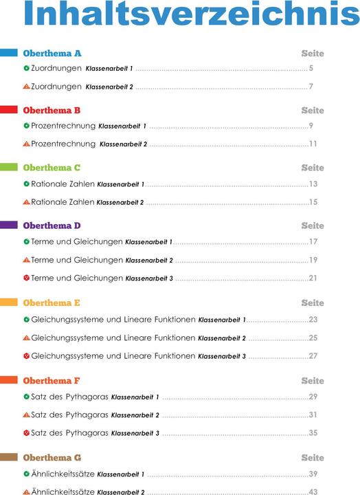 Produktbild Mathematik Klassenarbeitstrainer Klasse 8 - (Deutsch, Christian Hotop, Conrad Zimmermann, Philipp Reutter, 2017)