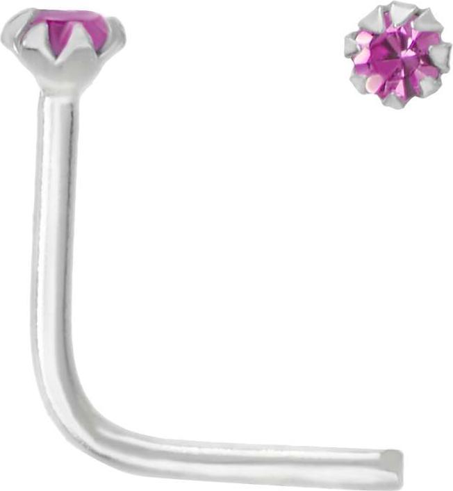 Actual product image Bijouteria Nose piercing (Crystal, Silver 925)