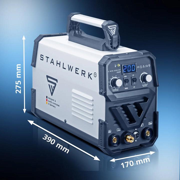 Produktbild Stahlwerk Schweissgerät DC WIG 200 ST IGBT Vollausstattung