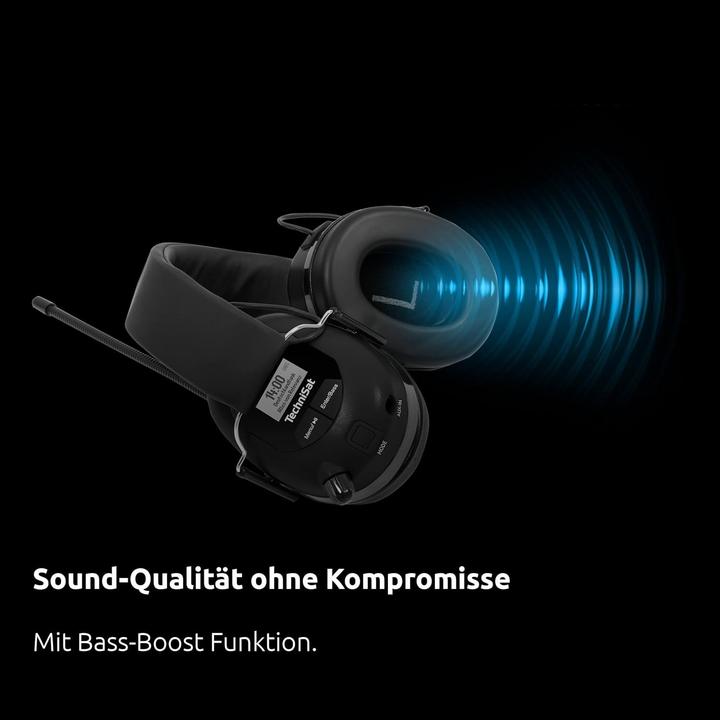 Image du produit TechniSat STEREOMAN DAB+ OD noir / écouteurs sans fil / IPX4 / microphone / BT 4.2 / écran LCD (Sans fil)